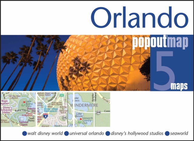 Orlando Popout Map : Handy Pocket Size Pop Up Map of Orlando and Walt Disney World Resort, Sheet map, folded Book