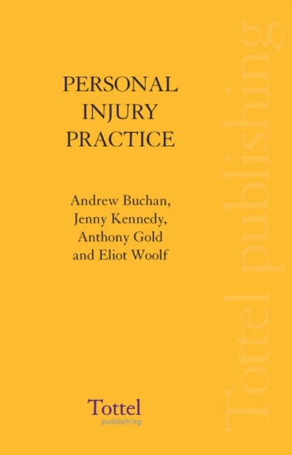 Personal Injury Practice, Paperback Book