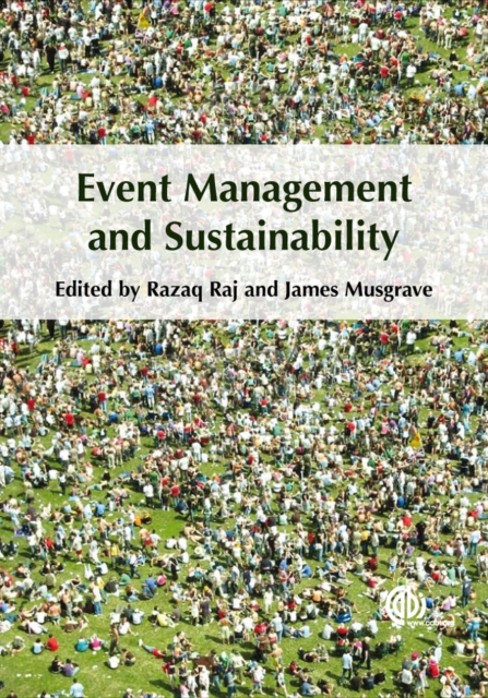 Event Management and Sustainability, Hardback Book