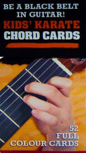 50 Guitar Flash Cards : Kids' Karate Chord Cards, Cards Book