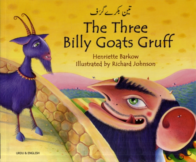 The Three Billy Goats Gruff in Urdu & English, Paperback Book