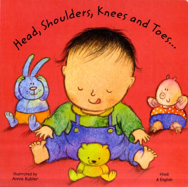 Head, Shoulders, Knees and Toes in Hindi and English, Board book Book