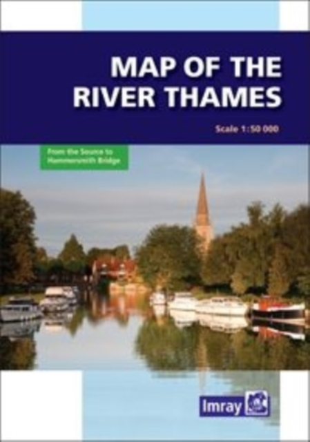 River Thames Map, Sheet map, folded Book