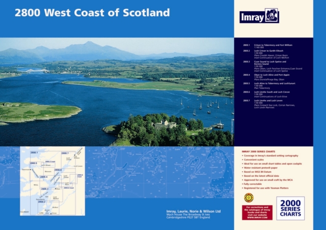 Imray Chart Pack 2800 : Isle of Mull and Adjacent Coasts Chart Pack, Sheet map, flat Book