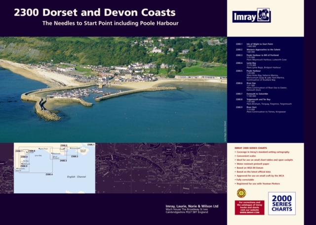 Imray Chart Pack 2300 : Dorset and Devon Coasts Chart Pack, Sheet map, flat Book