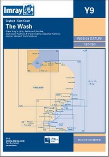 Imray Chart Y9 : The Wash, Sheet map, folded Book