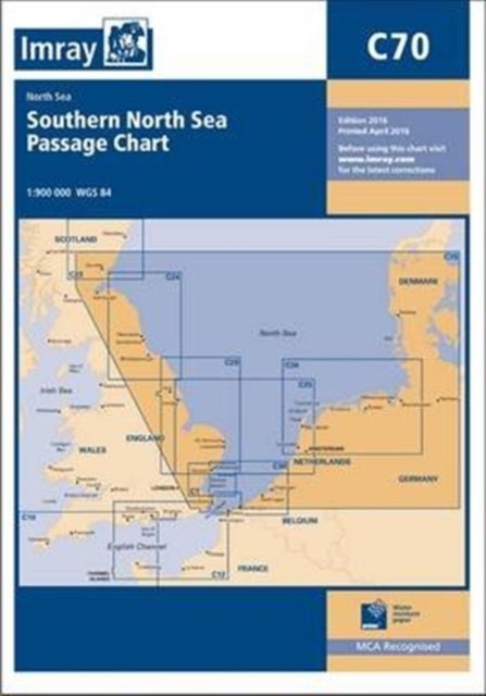 Imray Chart C70 : Southern North Sea Passage Chart, Paperback / softback Book