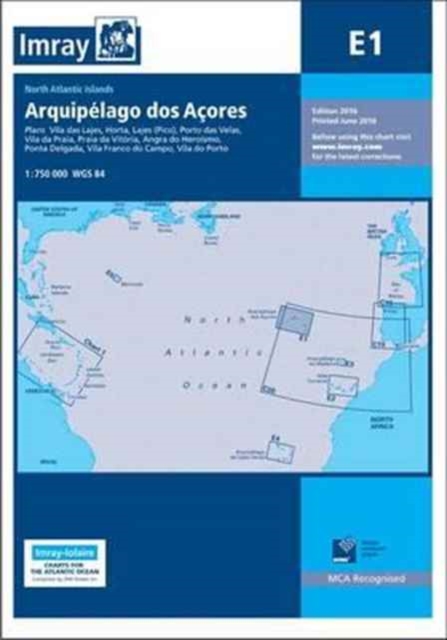 Imray Chart E1 : Arquipelago DOS Acores, Paperback / softback Book