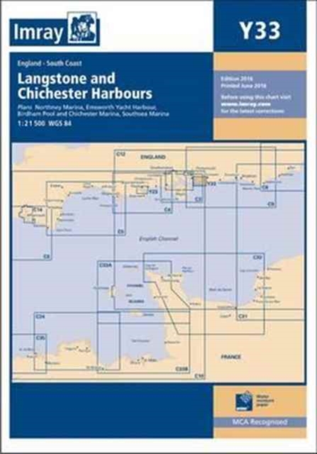 Imray Chart Y33 : Langstone and Chichester Harbours, Paperback / softback Book