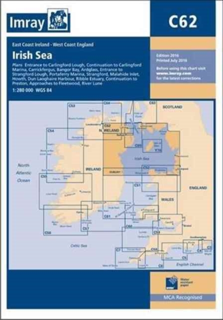 Imray Chart C62 : Irish Sea, Paperback / softback Book