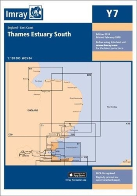 Imray Chart Y7 : Thames Estuary South, Paperback / softback Book