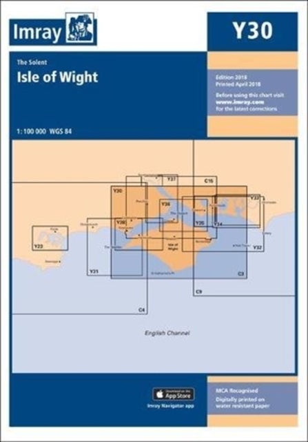 Imray Chart Y30 : Isle of Wight, Sheet map, folded Book