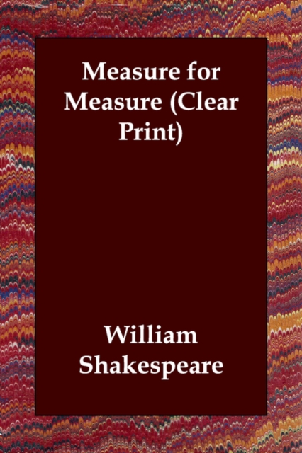 Measure for Measure, Paperback / softback Book