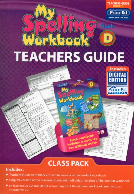 My Spelling Workbook Book D Class Pack, Mixed media product Book