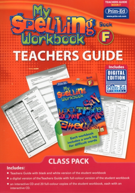 My Spelling Workbook Book F Class Pack, Mixed media product Book