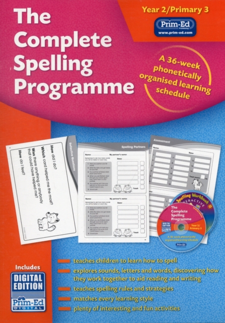 The Complete Spelling Programme Year 2/Primary 3 : A 36-week Phonetically Organised Learning Schedule, Mixed media product Book