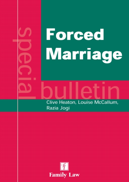 Forced Marriage : A Special Bulletin, Paperback / softback Book