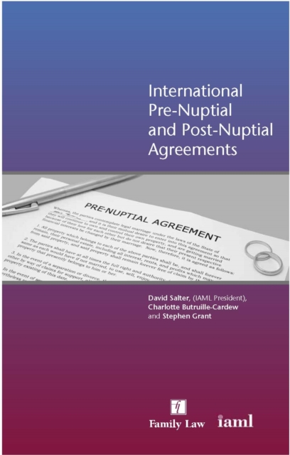 International Pre-Nuptial and Post-Nuptial Agreements, Paperback / softback Book