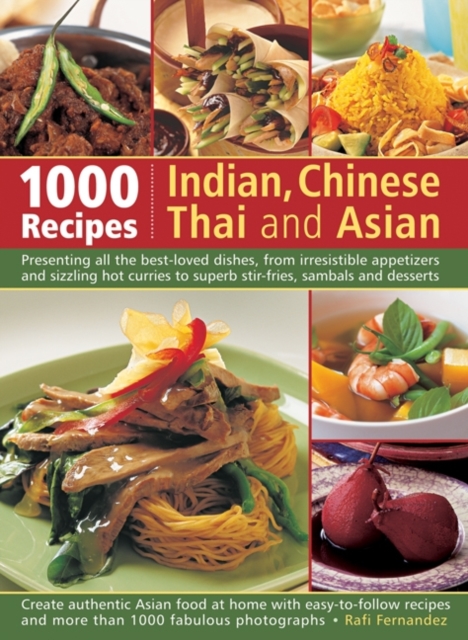 1000 Indian, Chinese, Thai & Asian Recipes, Paperback / softback Book