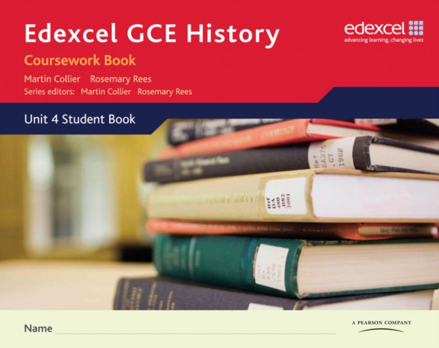 Edexcel GCE History A2 Unit 4 Coursework Book, Spiral bound Book