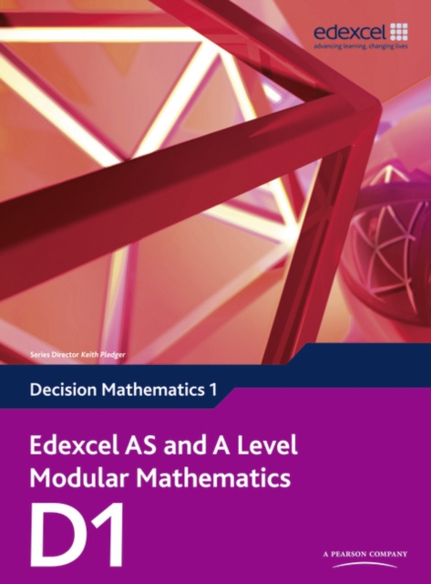 Edexcel AS and A Level Modular Mathematics Decision Mathematics 1 D1, Multiple-component retail product, part(s) enclose Book
