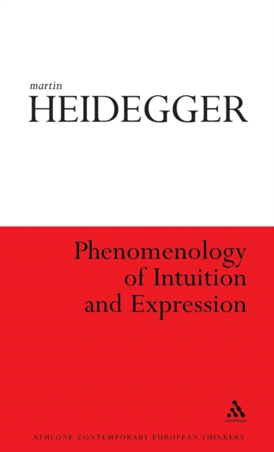 Phenomenology of Intuition and Expression, Hardback Book