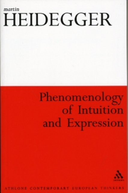Phenomenology of Intuition and Expression, Paperback / softback Book