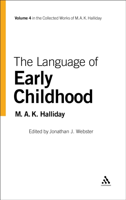 The Language of Early Childhood : Volume 4, PDF eBook