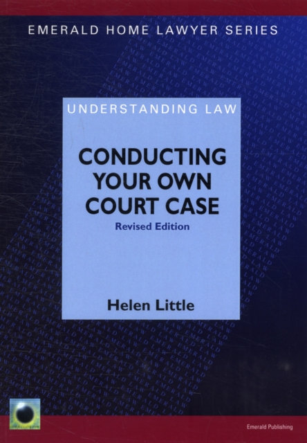 Conducting Your Own Court Case, Paperback Book