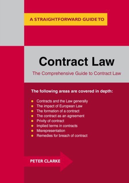 Contract Law : A Straightforward Guide, Paperback Book