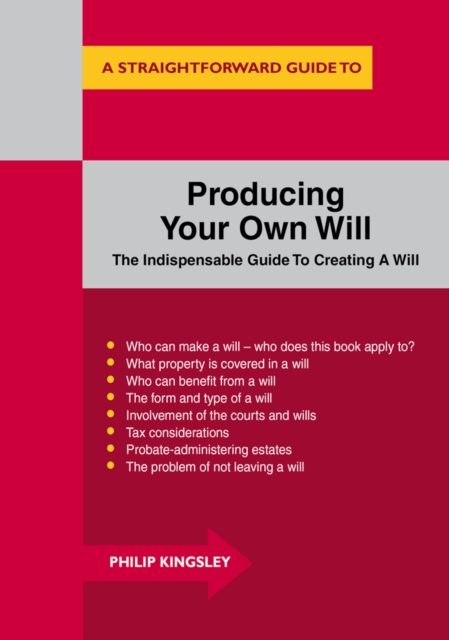 Producing Your Own Will, Paperback Book
