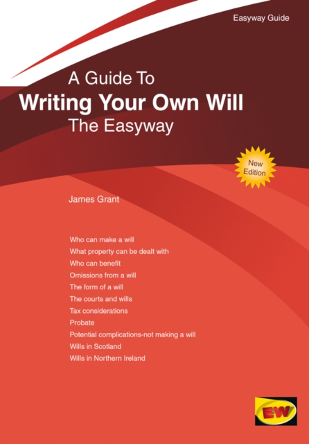 Writing Your Own Will : The Easyway, Paperback Book