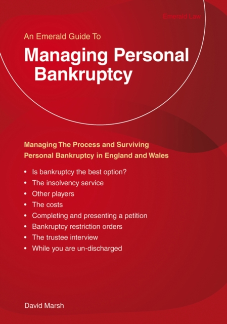 Managing Personal Bankruptcy - Alternatives To Bankruptcy : Managing the Process and Surviving Bankruptcy and Personal Insolvency in The United Kingdom, Paperback / softback Book