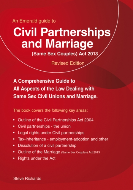 Civil Partnerships And (same Sex) Marriage, Paperback / softback Book