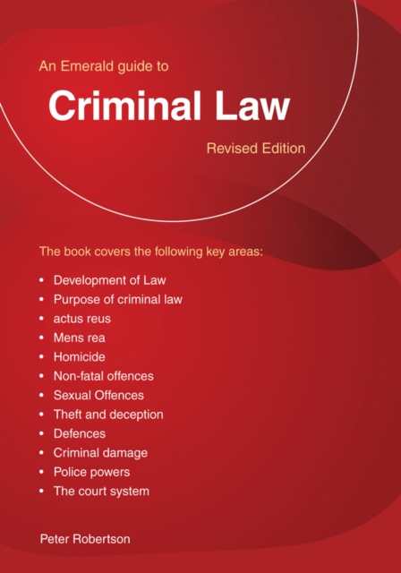 Criminal Law : An Emerald Guide, Paperback / softback Book