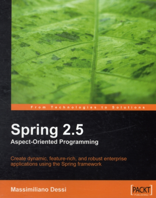 Spring 2.5 Aspect Oriented Programming, Electronic book text Book