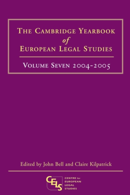 Cambridge Yearbook of European Legal Studies, Vol 7, 2004-2005, PDF eBook