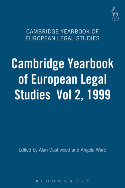 Cambridge Yearbook of European Legal Studies  Vol 2, 1999, PDF eBook