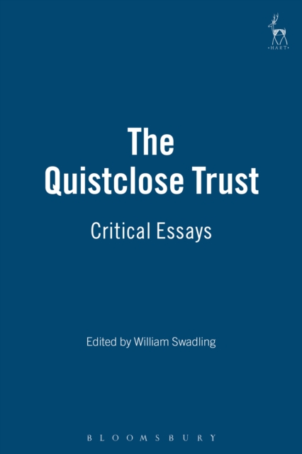 The Quistclose Trust : Critical Essays, EPUB eBook