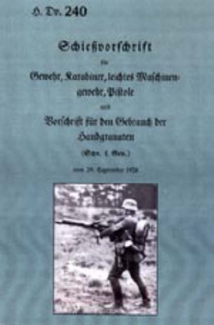 Weapon Training for Rifle and Machine Gun 1931, Hardback Book