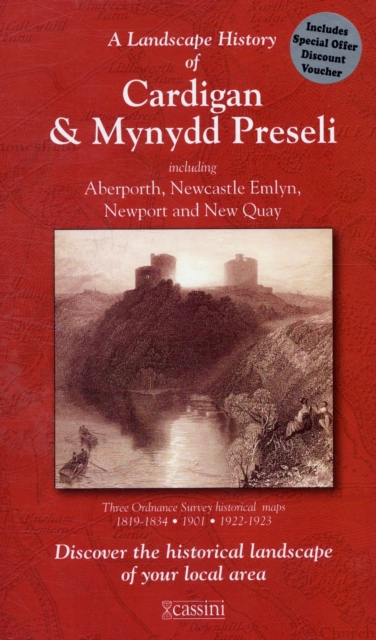 A Landscape History of Cardigan & Mynydd Preseli (1819-1923) - LH3-145 : Three Historical Ordnance Survey Maps, Sheet map, folded Book