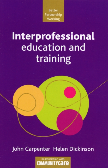 Interprofessional Education and Training, Paperback / softback Book
