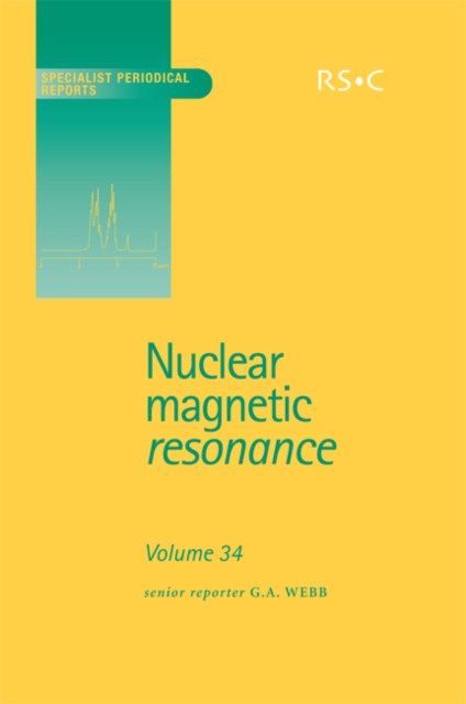 Nuclear Magnetic Resonance : Volume 34, PDF eBook