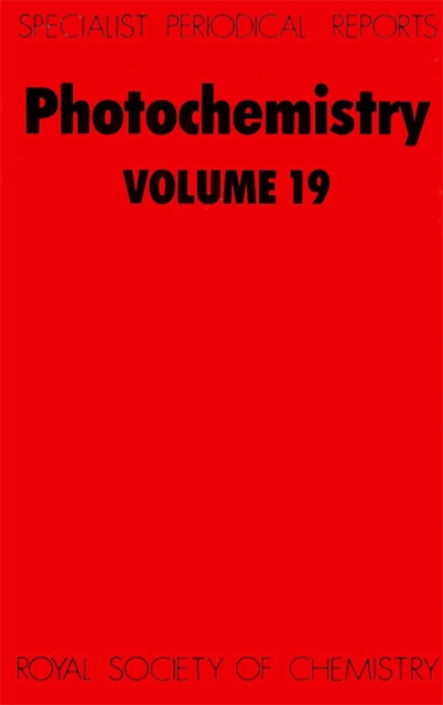 Photochemistry : Volume 19, PDF eBook
