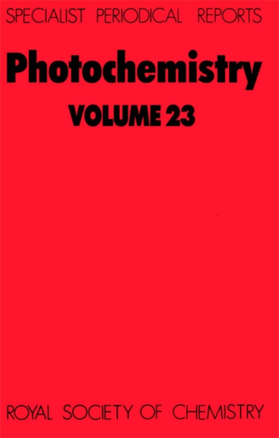 Photochemistry : Volume 23, PDF eBook