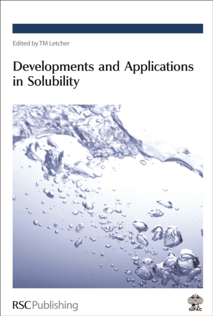 Developments and Applications in Solubility, PDF eBook