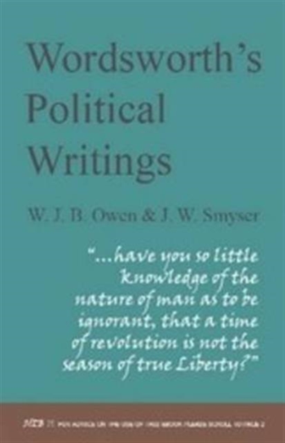 Wordsworth's Political Writings, Paperback / softback Book