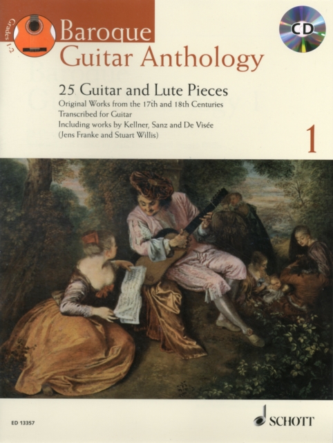 BAROQUE GUITAR ANTHOLOGY VOL1, Paperback Book