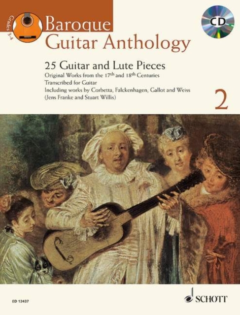Baroque Guitar Anthology 2 : 25 Original Works & Transcriptions, Grades 3-4, Mixed media product Book