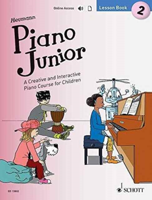 Piano Junior - Lesson Book 2 : A Creative and Interactive Piano Course for Children, Book Book